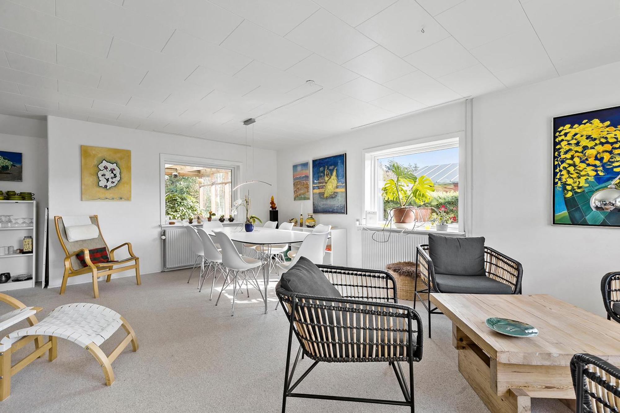 Bed and Breakfast Logi I Hus Med Kunst Og Have Vestervig Exterior foto