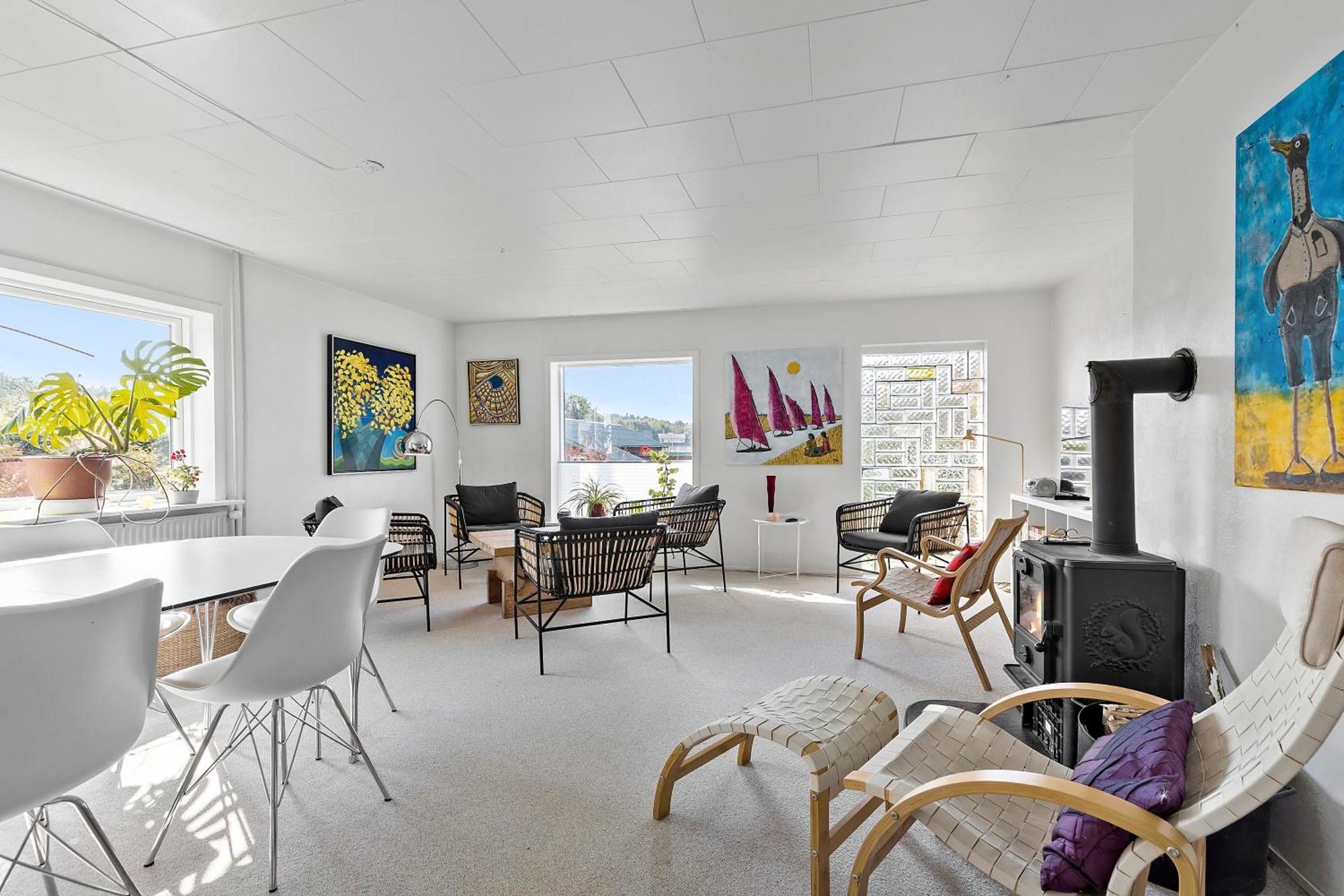 Bed and Breakfast Logi I Hus Med Kunst Og Have Vestervig Exterior foto